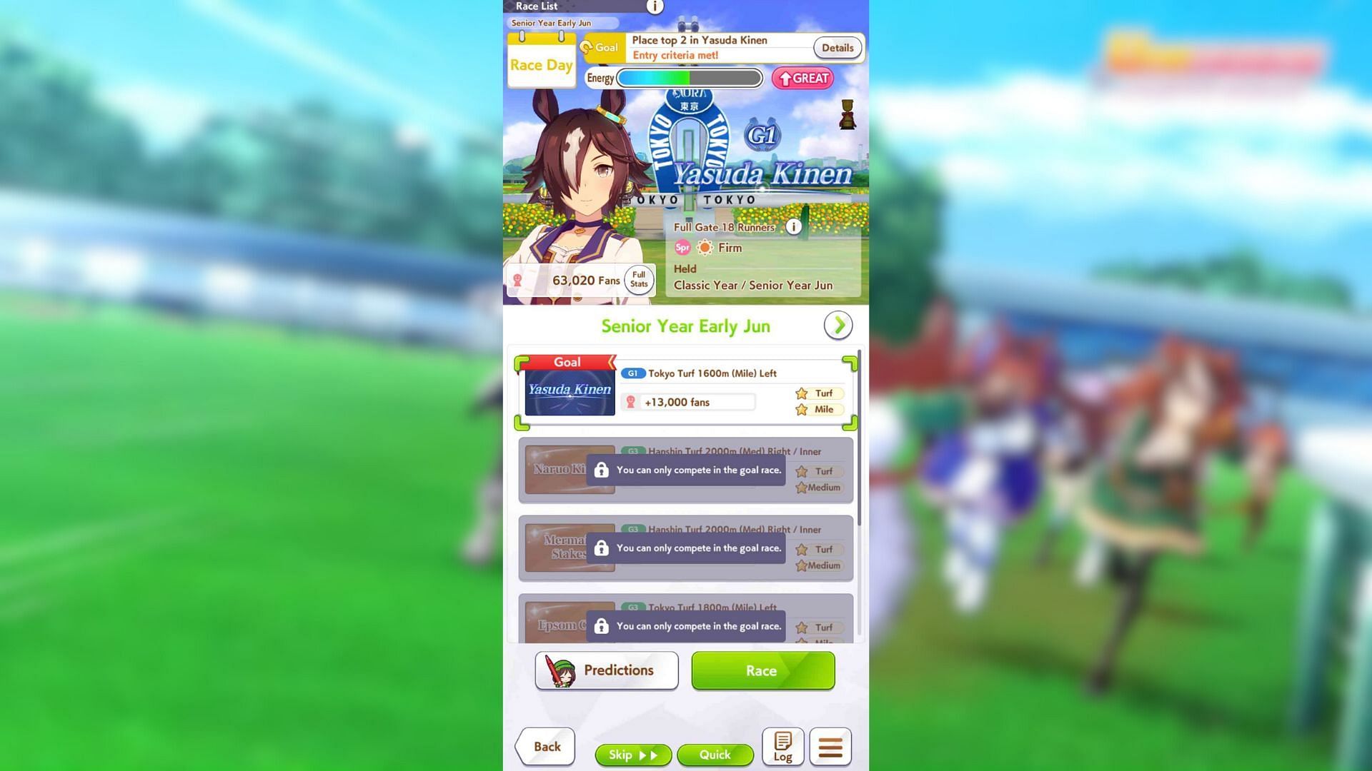 Race info and more (Image via Cygames)